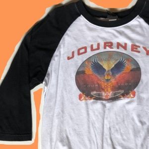 2008 journey tour baseball tee